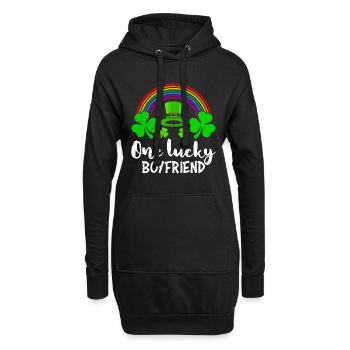 One Lucky Boyfriend St Patrick’s Day - Hoodie-Kleid - Schwarz - Vorne