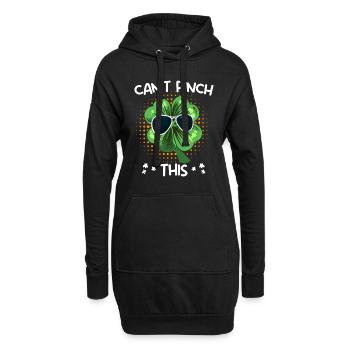 Can't Pinch this Kleeblatt St. Patrick's Day - Hoodie-Kleid - Schwarz - Vorne