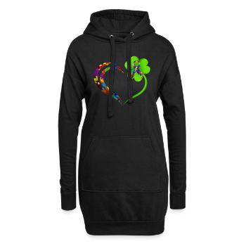 Autisten ADHS ADHD Autismus Jugendliche - Hoodie-Kleid - Schwarz - Vorne