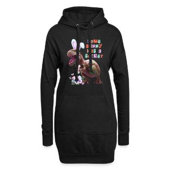 Certains lapins ont un lapin de Pâques secret - Sweat-shirt à capuche long Femme - noir - Devant