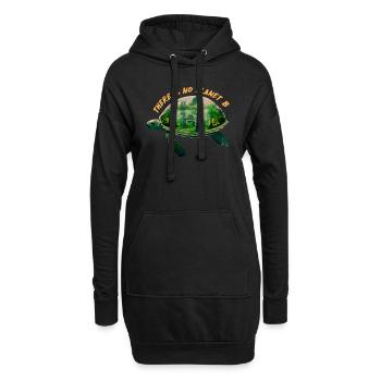 Il n’y a pas de Planète B Earth Day Mission Erde - Sweat-shirt à capuche long Femme - noir - Devant
