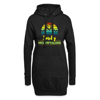 Smoky Mountain Mountaineer Summit Climb - Sweat-shirt à capuche long Femme - noir - Devant
