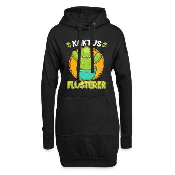 Kaktusliebhaber Kaktus Flüsterer Kaktus Love - Hoodie-Kleid - Schwarz - Vorne