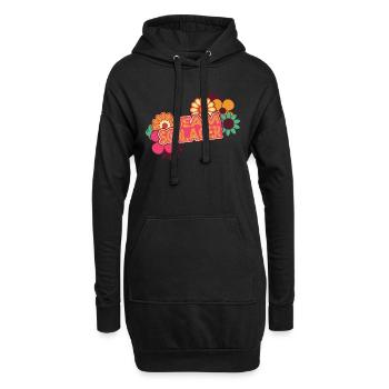 Team Schlager Schlagermusik Schlagerparty - Hoodie-Kleid - Schwarz - Vorne