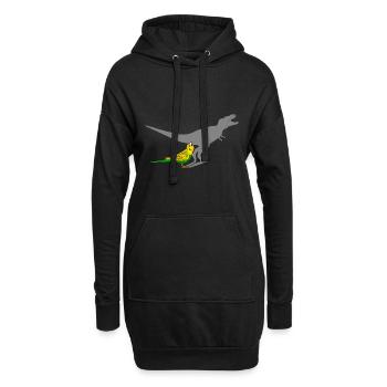 Budgie Budgie Lover Bird Lover - Sweat-shirt à capuche long Femme - noir - Devant