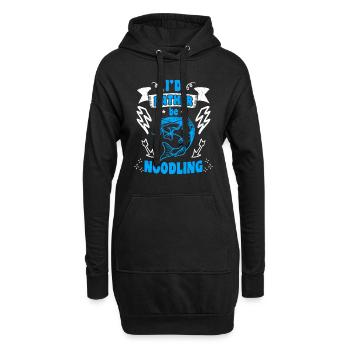 Catfish Angler Je préfère être Noodling Flathead Fish - Sweat-shirt à capuche long Femme - noir - Devant