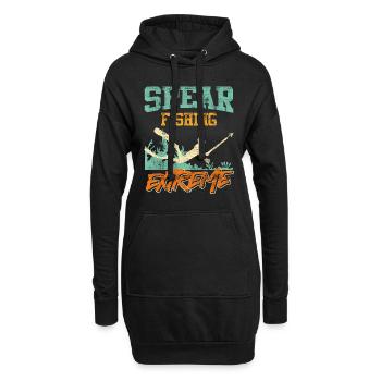 Speerfischer Spearfishing Extreme Dive Harpune - Hoodie-Kleid - Schwarz - Vorne