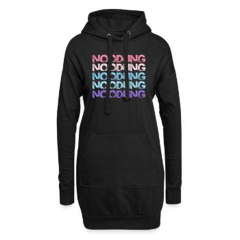 Catfish Noodling Flathead Fish Angler Noodler - Sweat-shirt à capuche long Femme - noir - Devant