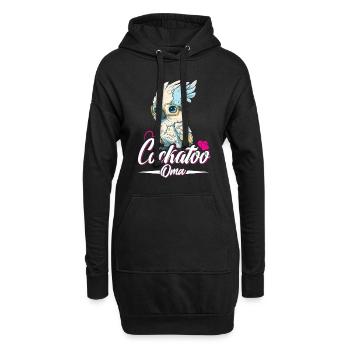 Cockatoo Grandma Bird Lover Parrot Women - Hoodie Dress - black - Front