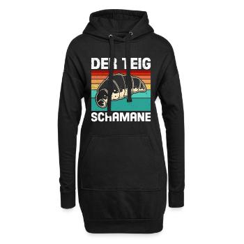 Bäcker Der Teig Schamane Backfans Backen - Hoodie-Kleid - Schwarz - Vorne