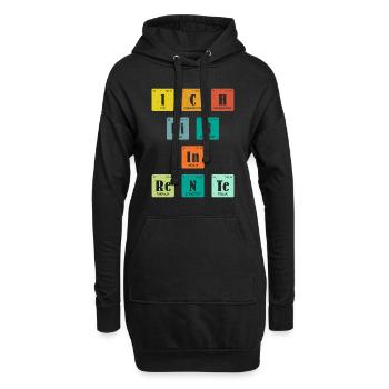 Rentenbeginn Ich bin in Rente PC Zocker Rentner - Hoodie-Kleid - Schwarz - Vorne