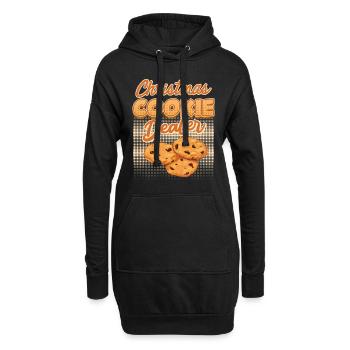 Plätzchen Dealer Backstube Backliebhaber Backen - Hoodie-Kleid - Schwarz - Vorne