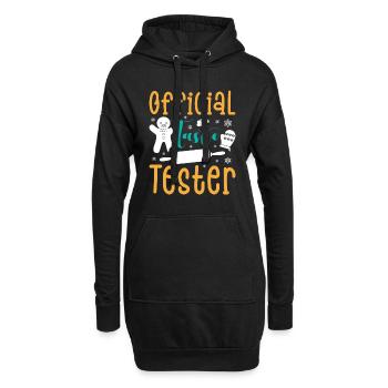 Cookie Official Taste Tester les biscuits de Noël - Sweat-shirt à capuche long Femme - noir - Devant