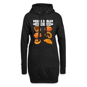 Bread Dealer Baking Lover Bread Dough Baking - Hoodie Dress - black - Front