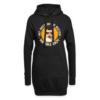 MATURA 2024 Mit Abstand die Besten Maturantin - Hoodie-Kleid - Schwarz - Vorne