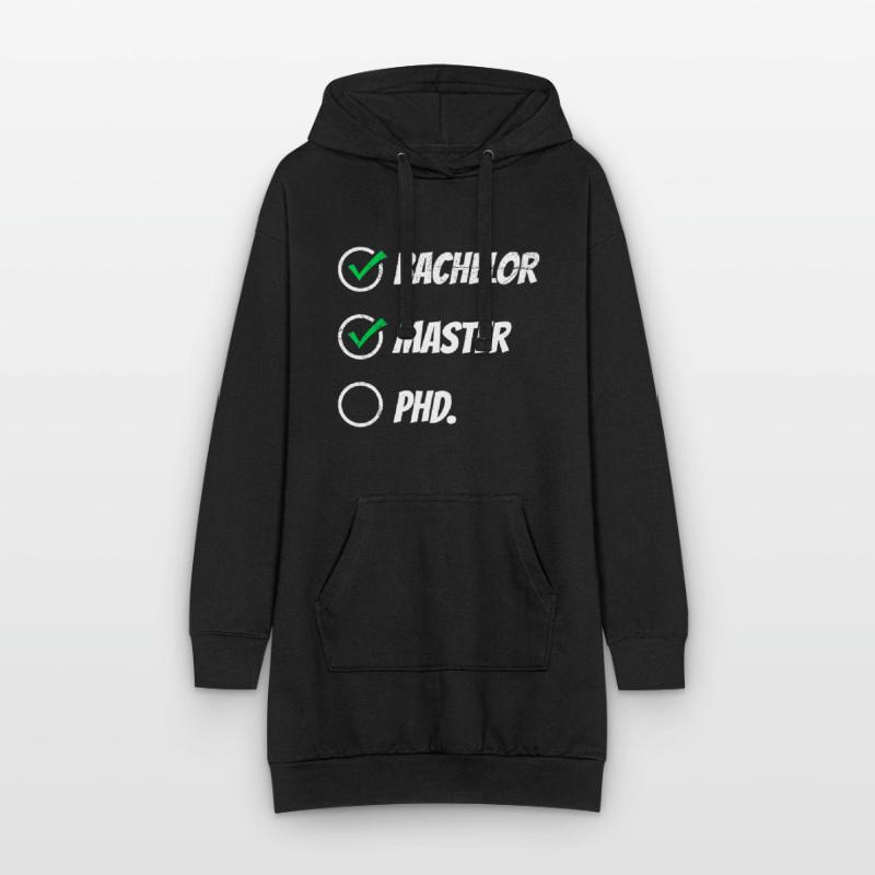 Bachelor Master PHD. Master's degree passed Hoodie Dress