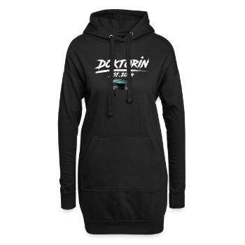 Doctor Est. 2024 Doctorat Obtenu - Sweat-shirt à capuche long Femme - noir - Devant