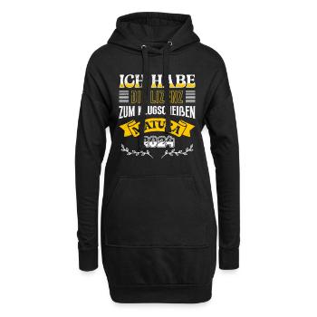 Les diplômés du secondaire ont le permis d’être des merdes intelligentes - Sweat-shirt à capuche long Femme - noir - Devant