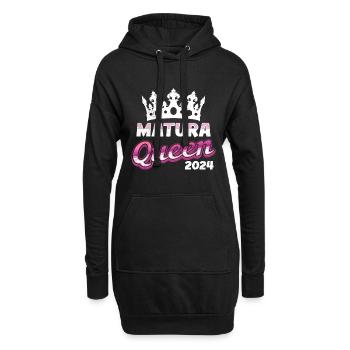 Remise des diplômes d’études secondaires de la reine de la maturité 2024 - Sweat-shirt à capuche long Femme - noir - Devant