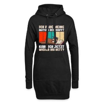 Les maturants ont passé ma maturité drôles de choses - Sweat-shirt à capuche long Femme - noir - Devant