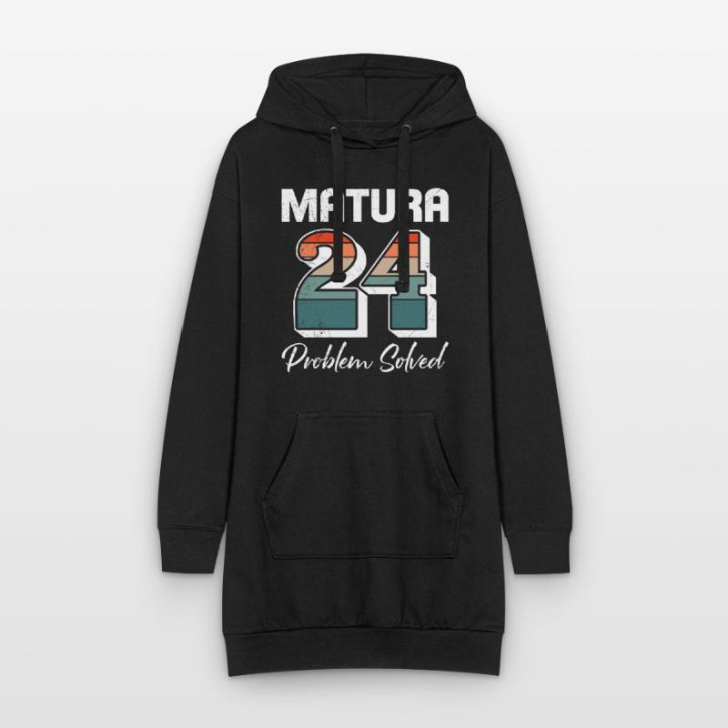 Matura 2024 PROBLEM SOLVED School Leaving Certificate Hoodie Dress