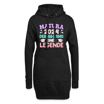 Matura 2024 : le départ d’une fille légendaire - Sweat-shirt à capuche long Femme - noir - Devant