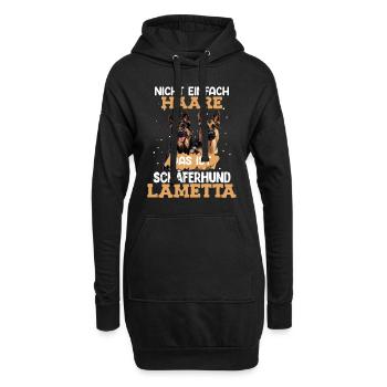 Schäferhund Besitzerin NICHT HAARE SCHÄFERHUND - Hoodie-Kleid - Schwarz - Vorne