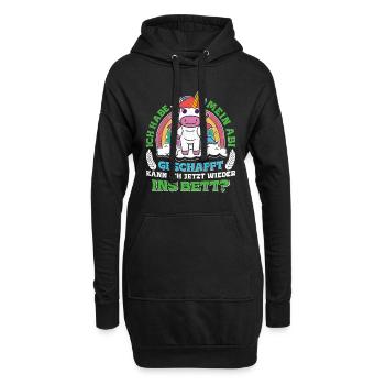 Abiturient Habe Mein Abi Geschafft Abschluss - Hoodie-Kleid - Schwarz - Vorne