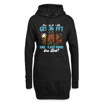 Abiturient Habe Mein Abi Geschafft Abschluss - Hoodie-Kleid - Schwarz - Vorne
