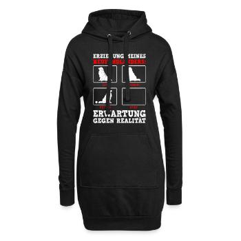 Hundetraining ERZIEHUNG MEINES NEUFUNDLÄNDERS - Hoodie-Kleid - Schwarz - Vorne