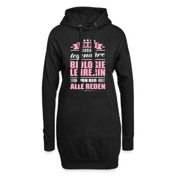 Ich Bin Diese Legendäre Biologielehrerin Lehrerin - Hoodie-Kleid - Schwarz - Vorne