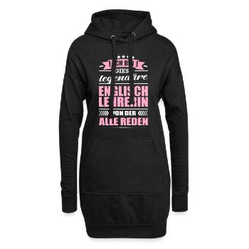 Ich Bin Diese Legendäre Englischlehrerin Lehrerin - Hoodie-Kleid - Schwarz - Vorne