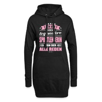 Ich Bin Diese Legendäre Sportlehrerin Lehrerin - Hoodie-Kleid - Schwarz - Vorne