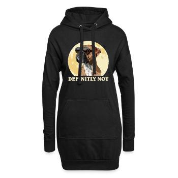 Boxer allemand CERTAINEMENT PAS propriétaire de chien boxer - Sweat-shirt à capuche long Femme - noir - Devant