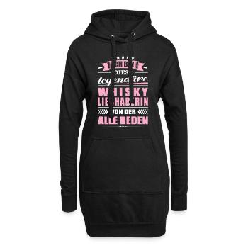 Ich Bin Diese Legendäre Whiskyliebhaberin Whisky - Hoodie-Kleid - Schwarz - Vorne