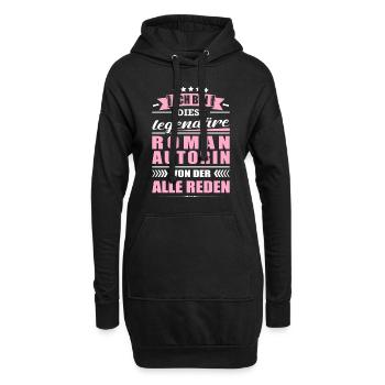 Ich Bin Diese Legendäre Romanautorin Autorin - Hoodie-Kleid - Schwarz - Vorne