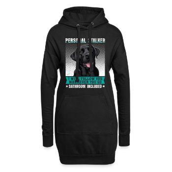 Fan du Labrador PERSONAL STALKER Chien du Labrador - Sweat-shirt à capuche long Femme - noir - Devant