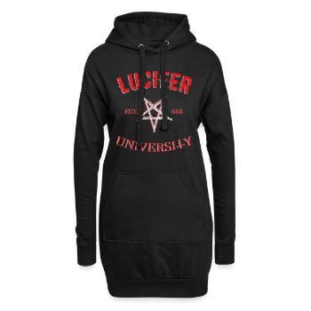 Pentagramm Der Lucifer-universität - Hoodie-Kleid - Schwarz - Vorne