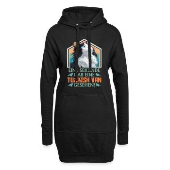 Fourgon turc UNE SECONDE AVOIR UN VAN TURC - Sweat-shirt à capuche long Femme - noir - Devant