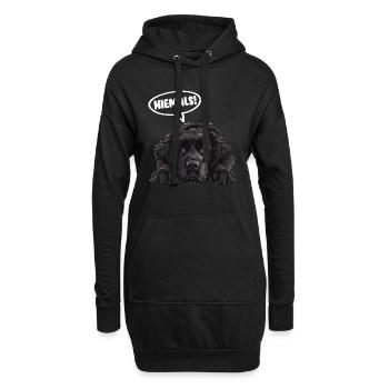 Terre-Neuve drôle JAMAIS ! Newfie Stur - Sweat-shirt à capuche long Femme - noir - Devant