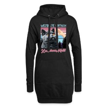British Shorthair LE MEILLEUR BRITISH SHORTHAIR DU MONDE - Sweat-shirt à capuche long Femme - noir - Devant
