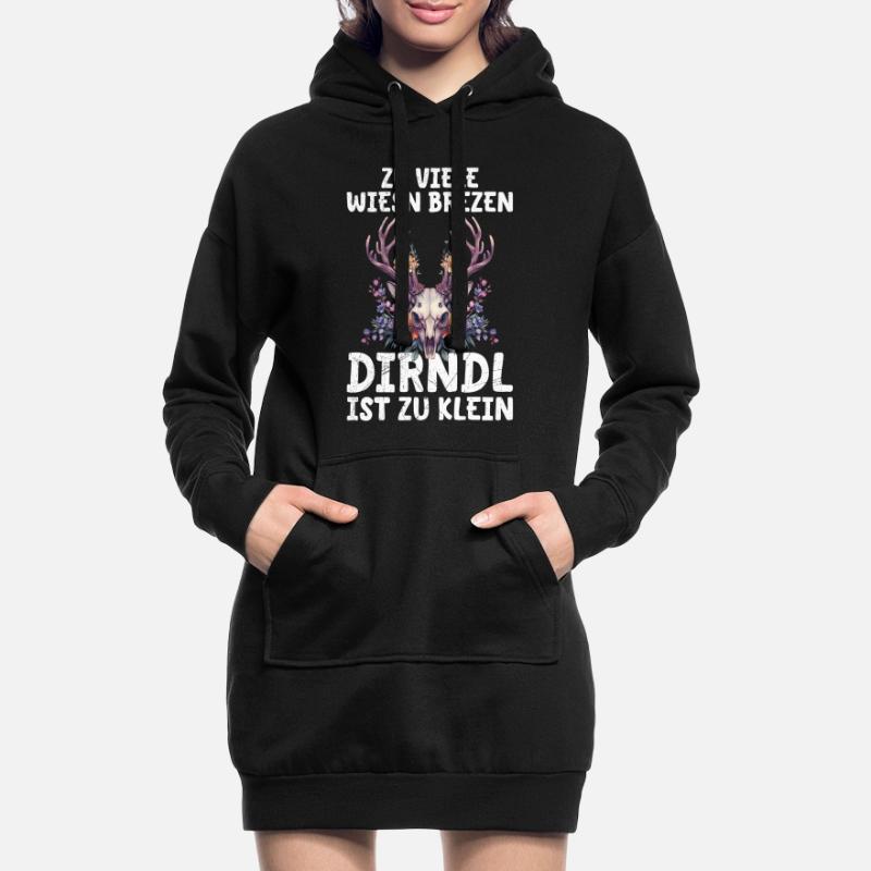 Mon dirndl ne convient plus au dirndl de remplacement Sweat-shirt à capuche long Femme