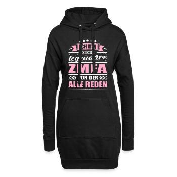 Ich Bin Diese Legendäre ZMFA Zahnarzt - Hoodie-Kleid - Schwarz - Vorne