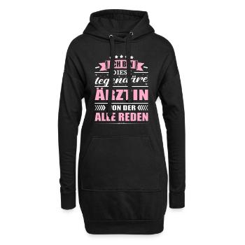 Ich Bin Diese Legendäre Ärztin Fachärztin - Hoodie-Kleid - Schwarz - Vorne
