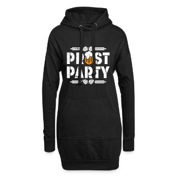 Prost Party - Hoodie-Kleid - Schwarz - Vorne