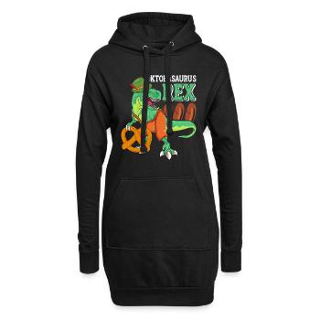 Münchner Volksfest OKTOBASAURUS REX Lustiges - Hoodie-Kleid - Schwarz - Vorne