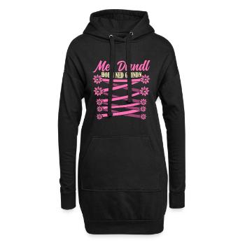 Münchner Volksfest MEI DIRNDL HOB I NED GFUNDEN - Hoodie-Kleid - Schwarz - Vorne