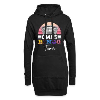 Bingo GRANDMA’S BINGO TEAM Joueur de bingo drôle - Sweat-shirt à capuche long Femme - noir - Devant