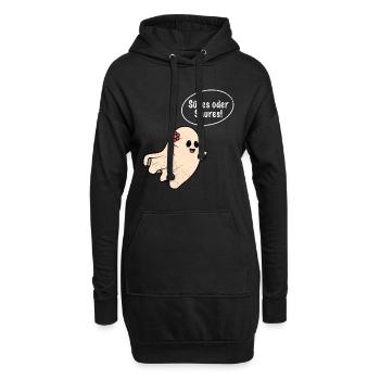 Fête d’Halloween TRICK OR TREAT GIRL - Sweat-shirt à capuche long Femme - noir - Devant