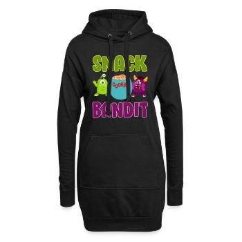 Costume d’Halloween SNACK BANDIT Funny Kids - Sweat-shirt à capuche long Femme - noir - Devant